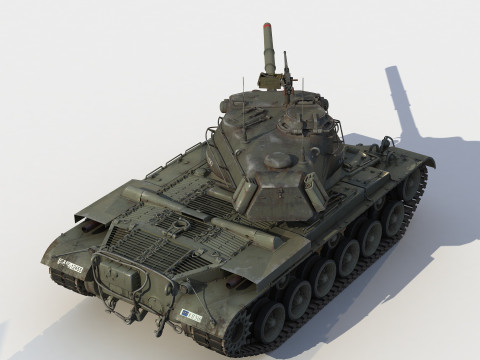 M-47 EM Improved version 3D Модель
