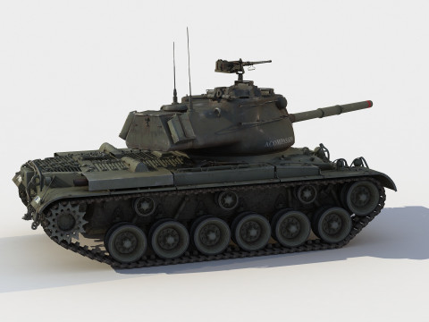 M-47 EM Improved version 3D Модель