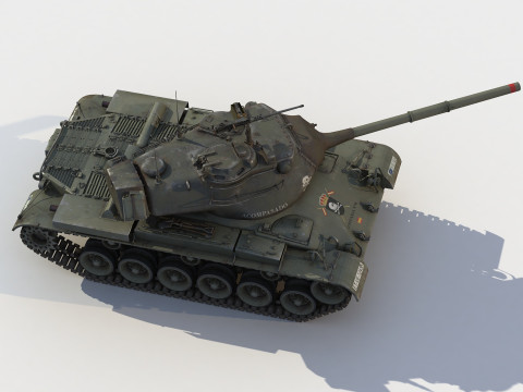M-47 EM Improved version 3D Модель