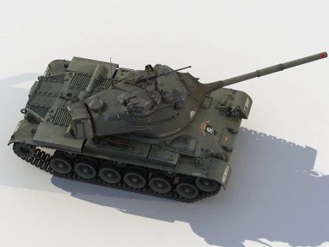 M-47 EM Improved version 3D Model