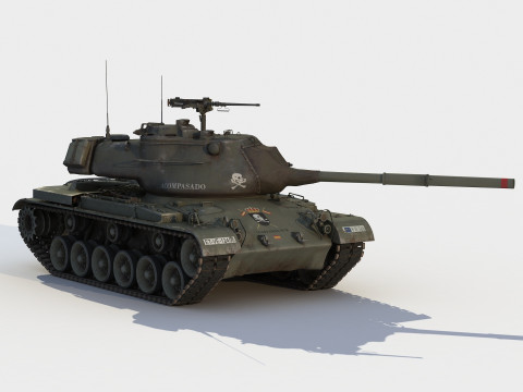 M-47 EM Improved version 3D Модель