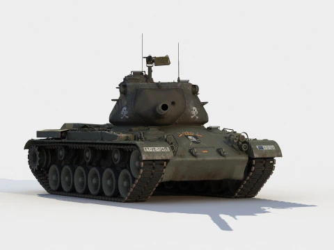 M-47 EM Improved version 3D Model