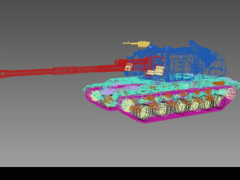 2S19 Msta-S 3D Model