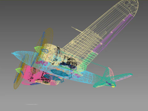 Kawasaki Ki-45 Toryu 3D Model