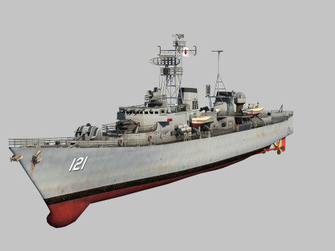 Yugumo Destroyer 3D Model