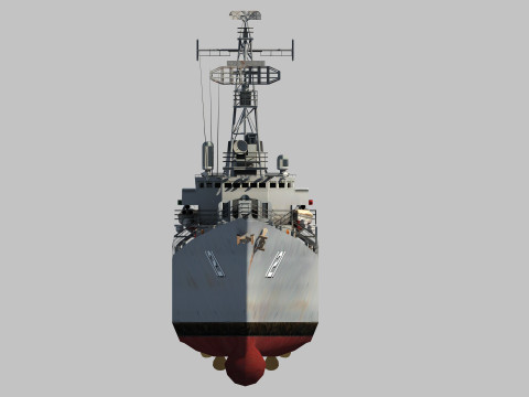 Yugumo Destroyer Model 3D