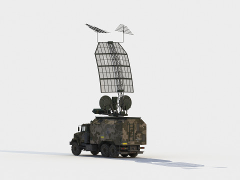 Kolchuga ESM truck electronic warfare 3D Model