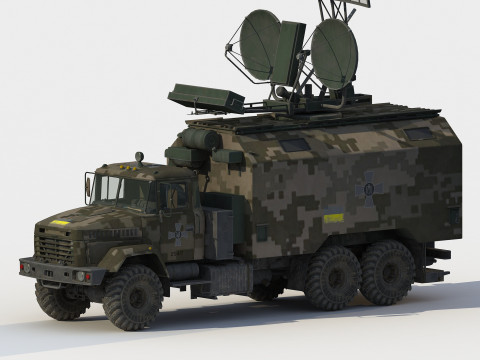 Kolchuga ESM truck electronic warfare 3D Model