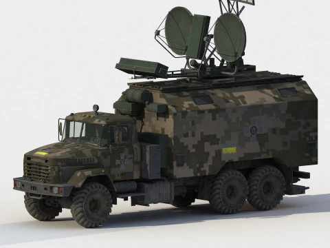 Kolchuga ESM truck electronic warfare 3D Model