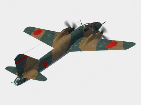 Mitsubishi Ki-109 Tipo 1 Hiryu Modello 3D