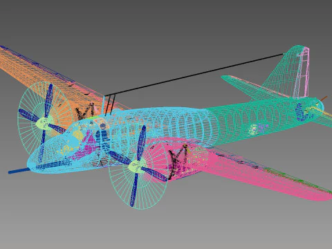 Mitsubishi Ki-109 Tipo 1 Hiryu Modello 3D
