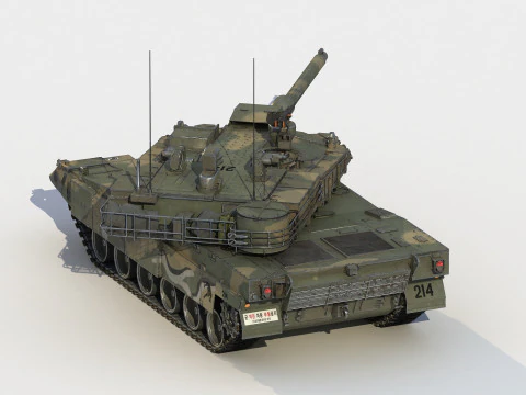 Carro armato della Pantera Nera K-2 Modello 3D