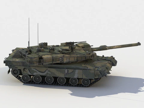 Carro armato della Pantera Nera K-2 Modello 3D