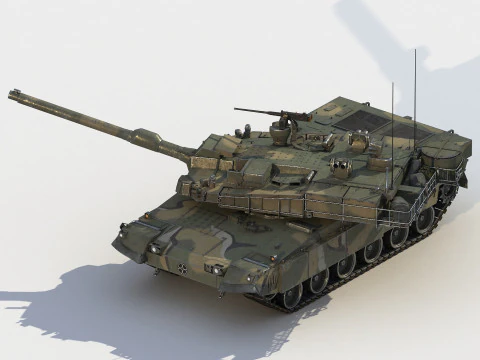 Carro armato della Pantera Nera K-2 Modello 3D