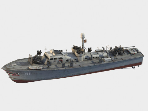 S-Class US Navy Patrol Boat class 3D Model