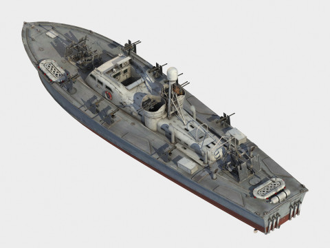 S-Class US Navy Patrol Boat class 3D Model
