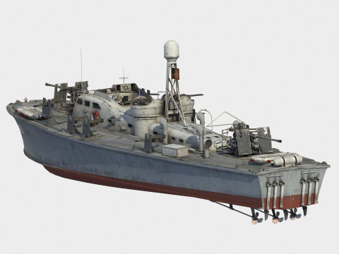 S-Class US Navy Patrol Boat class 3D Model