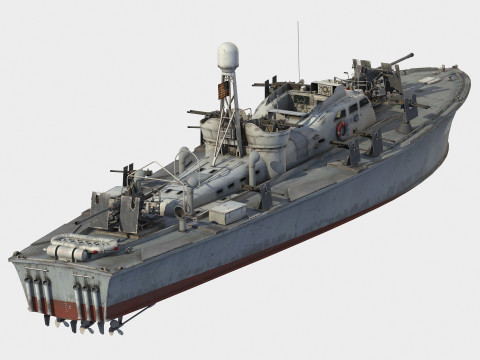 S-Class US Navy Patrol Boat class 3D Model