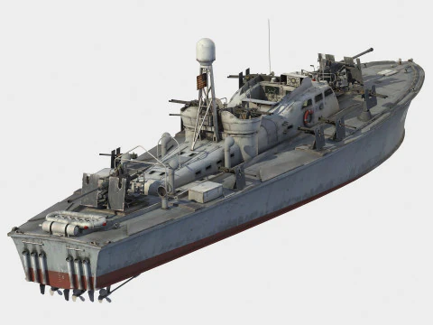 S-Class US Navy Patrol Boat class 3D Model
