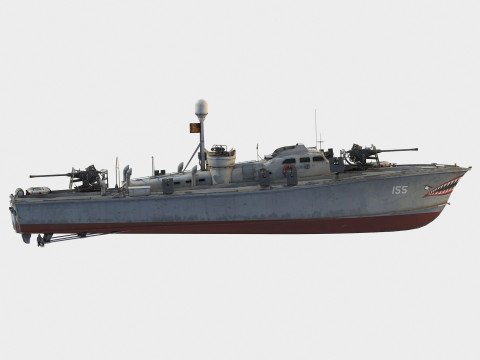 S-Class US Navy Patrol Boat class 3D Model