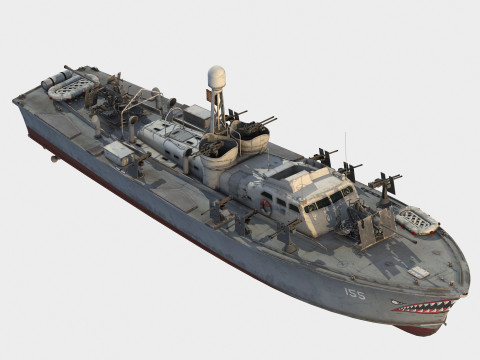 S-Class US Navy Patrol Boat class 3D Model
