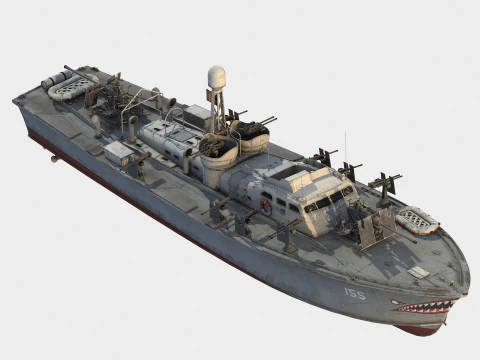 S-Class US Navy Patrol Boat class 3D Model