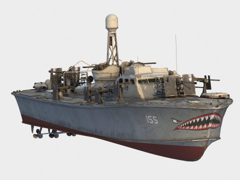 S-Class US Navy Patrol Boat class 3D Model