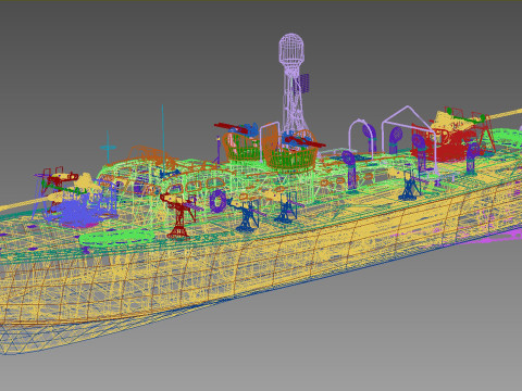 S-Class US Navy Patrol Boat class 3D Model