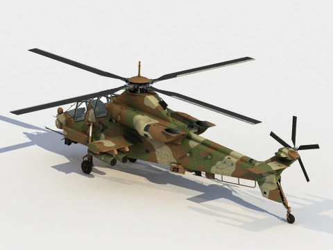 Denel Rooivalk Mk1 3D Model