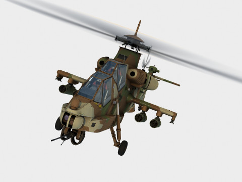 Denel Rooivalk Mk1 Model 3D