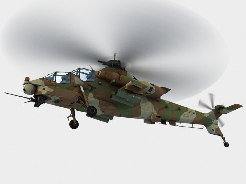 Denel Rooivalk Mk1 Model 3D