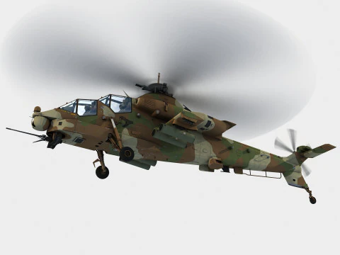 Denel Rooivalk Mk1 3D Model