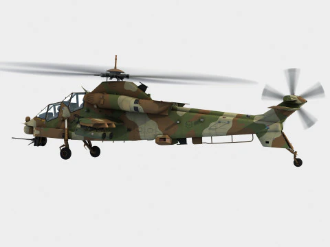 Denel Rooivalk Mk1 3D Model