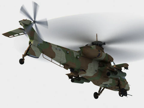 Denel Rooivalk Mk1 3D Model