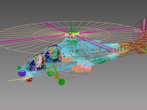 Denel Rooivalk Mk1 Model 3D