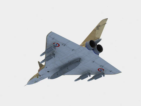 Dassault Mirage 4000 3D Model