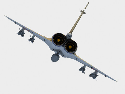 Dassault Mirage 4000 3D Modell