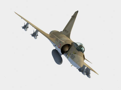 Dassault Mirage 4000 3D Model