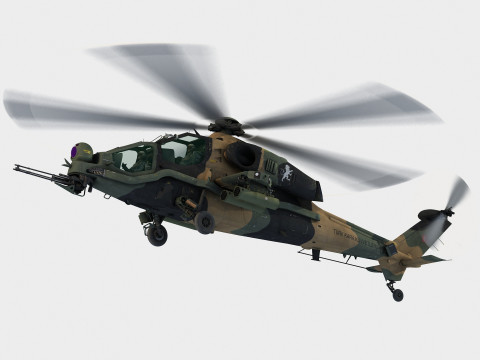 TAI-AgustaWestland T129 ATAK 3D 모델