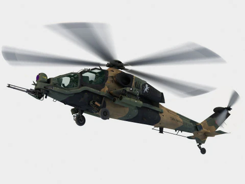 TAI-AgustaWestland T129 ATAK 3D Модель