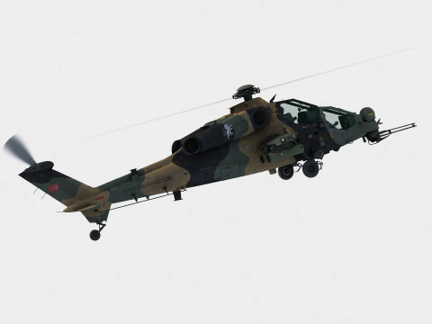 TAI-AgustaWestland T129 ATAK 3D Модель