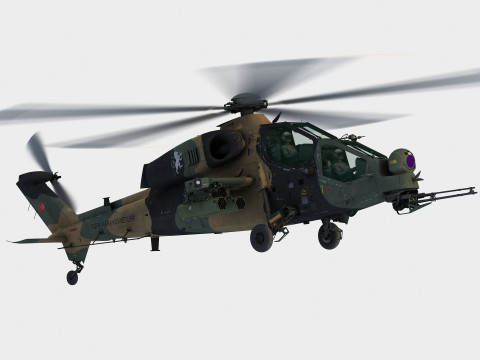 TAI-AgustaWestland T129 ATAK 3D 모델