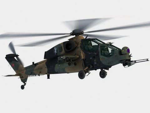 TAI-AgustaWestland T129 ATAK 3D Модель