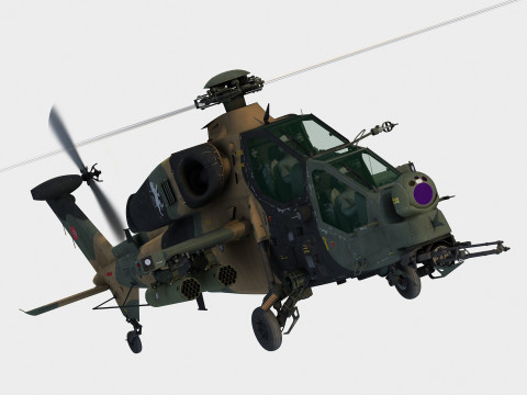 TAI-AgustaWestland T129 ATAK 3D 모델