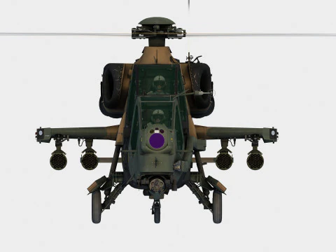 TAI-AgustaWestland T129 ATAK 3D Модель