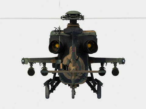 TAI-AgustaWestland T129 ATAK 3D Модель