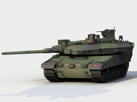Altay turkish tank 3D Model