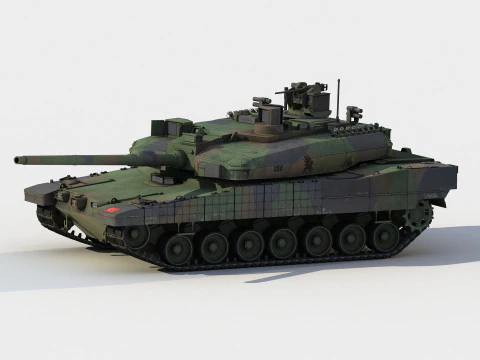 Altay turkish tank 3D Model