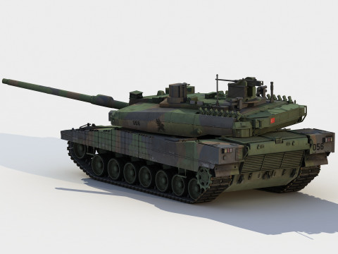 Altay turkish tank 3Dモデル