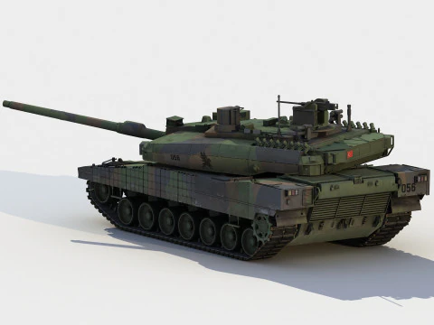 Altay turkish tank 3D Model